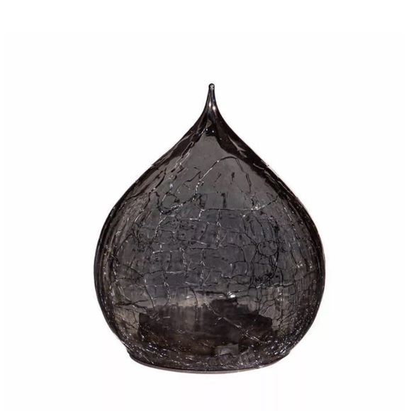 LED Glass Raindrops, set of 3 : Gray Finish New Christmas Holiday - Picture 6 of 9